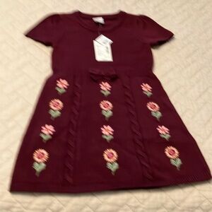 Gymboree Red and Pink Embellished Sundress Casual